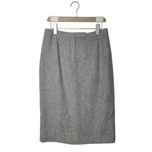 Lauren Ralph Lauren Wool Angora Skirt Size 10 Pencil Lined Straight